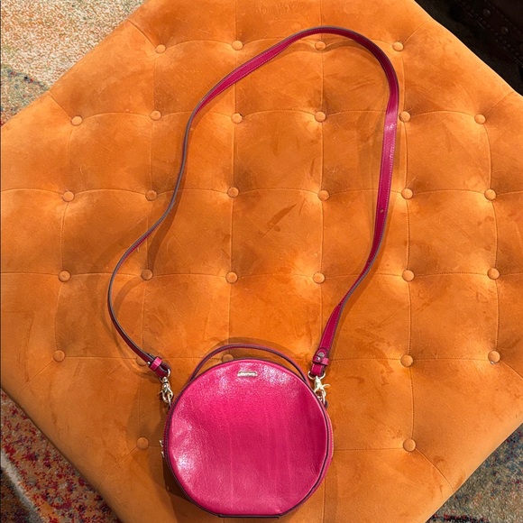 Brahmin Fuchsia Topsail Round Crossbody Bag - Picture 2 of 16